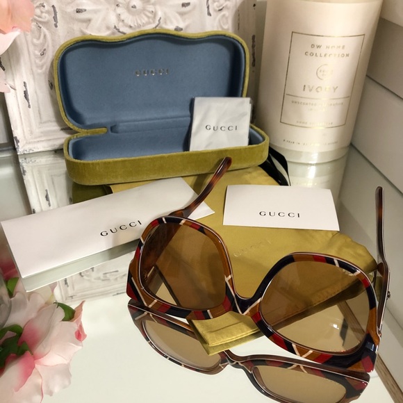 NWT Gucci Oversized Cat Eye Sunglasses main image 5
